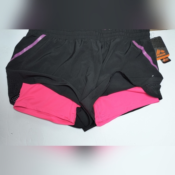 RBX Black & Pink Athletic Drawstring Shorts Lightweight Performance XL NWT - Picture 9 of 15